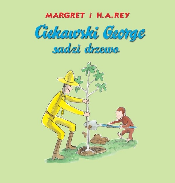 

Ciekawski George sadzi drzewo