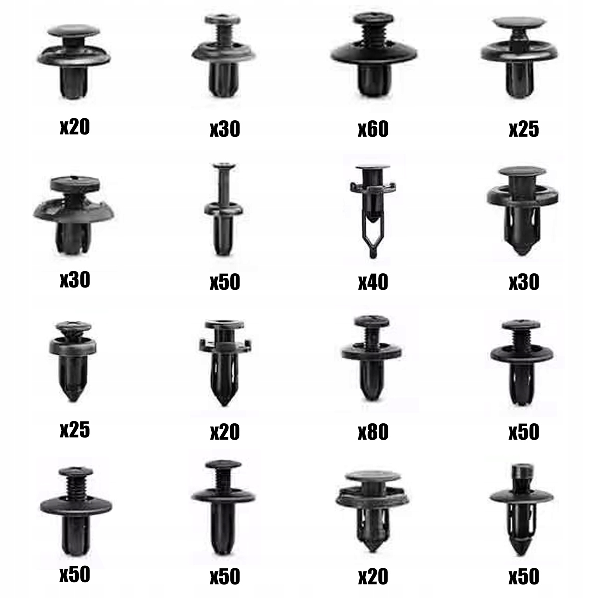 Samochodowy zestaw klipsów i otwieraków Heckermann 675 szt Marka Heckermann