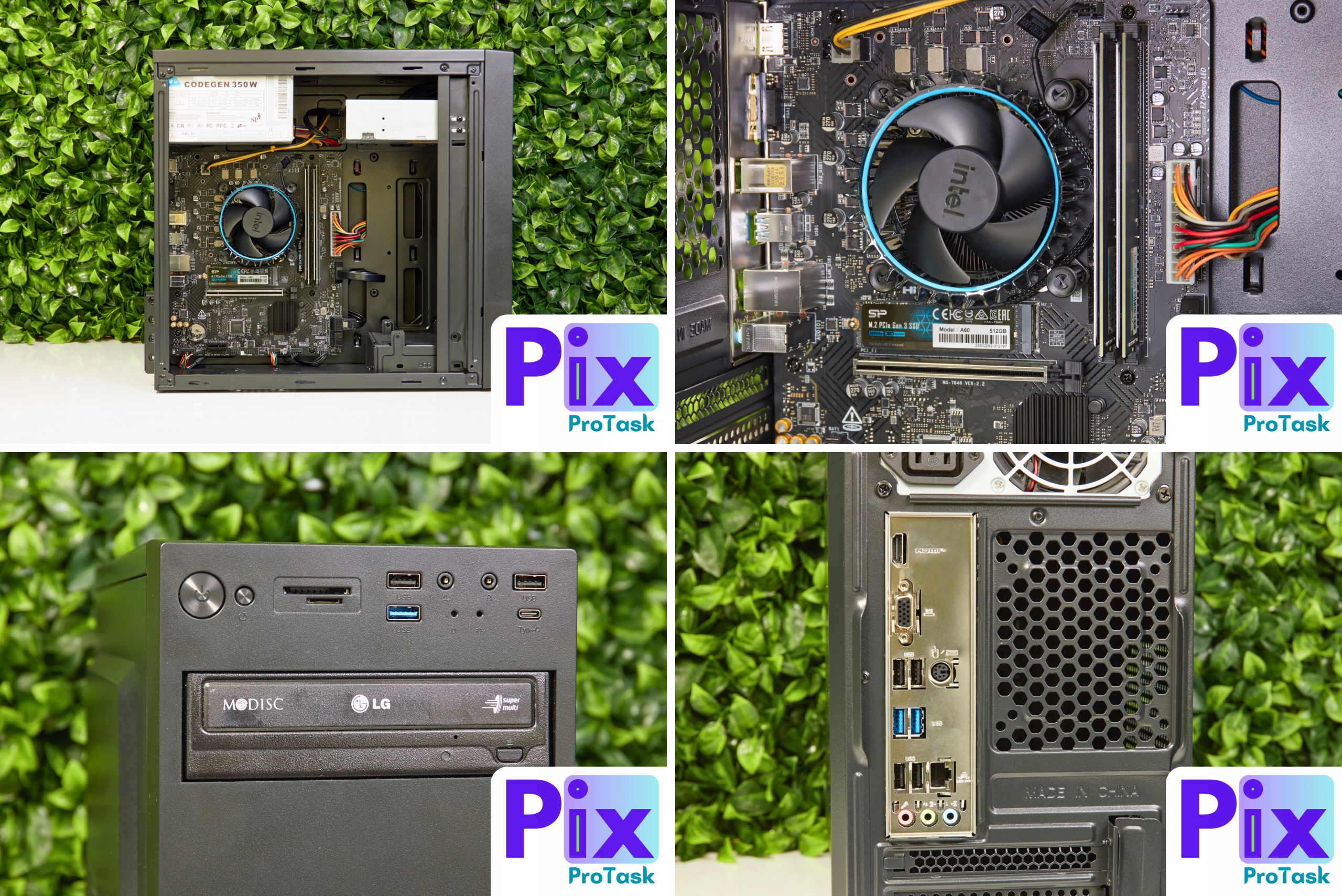 Pix ProTask Komputer Intel Core i5 12Gen 16GB DDR4 256GB NVMe Win11 Wydajny Model ProTask V3