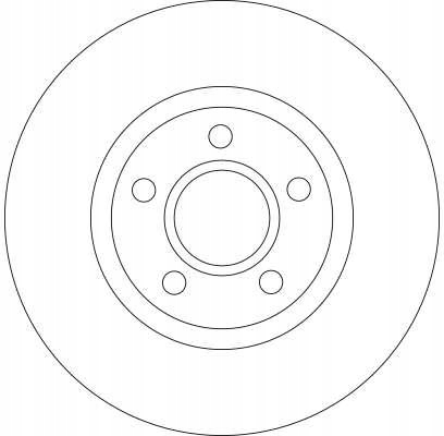TRW DF4424 Tarcza hamulcowa (1szt) Liczba tarcz w ofercie 1