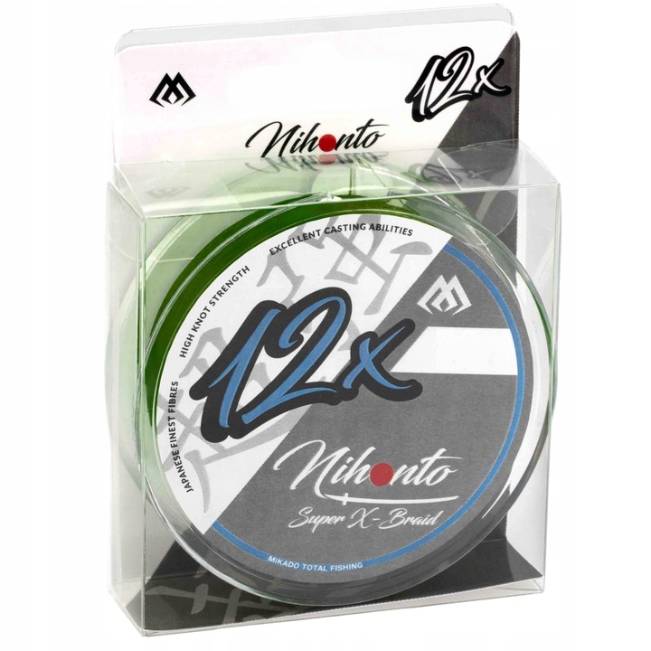 Mikado Plecionka 12x Nihonto X-Braid 0.23mm 150m Zielona