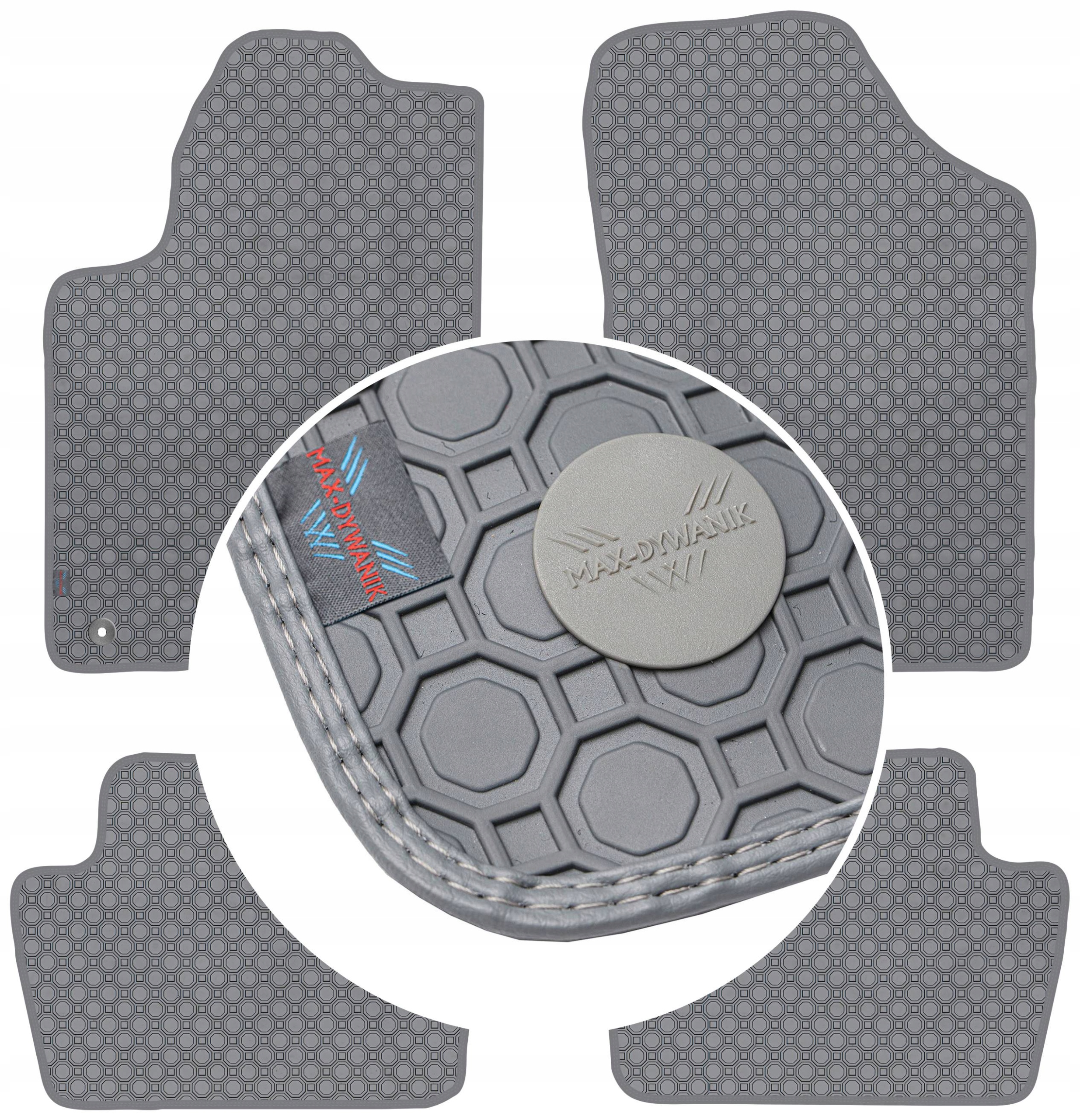 Citroen C4 I 2004-2010 Koberce Popielate