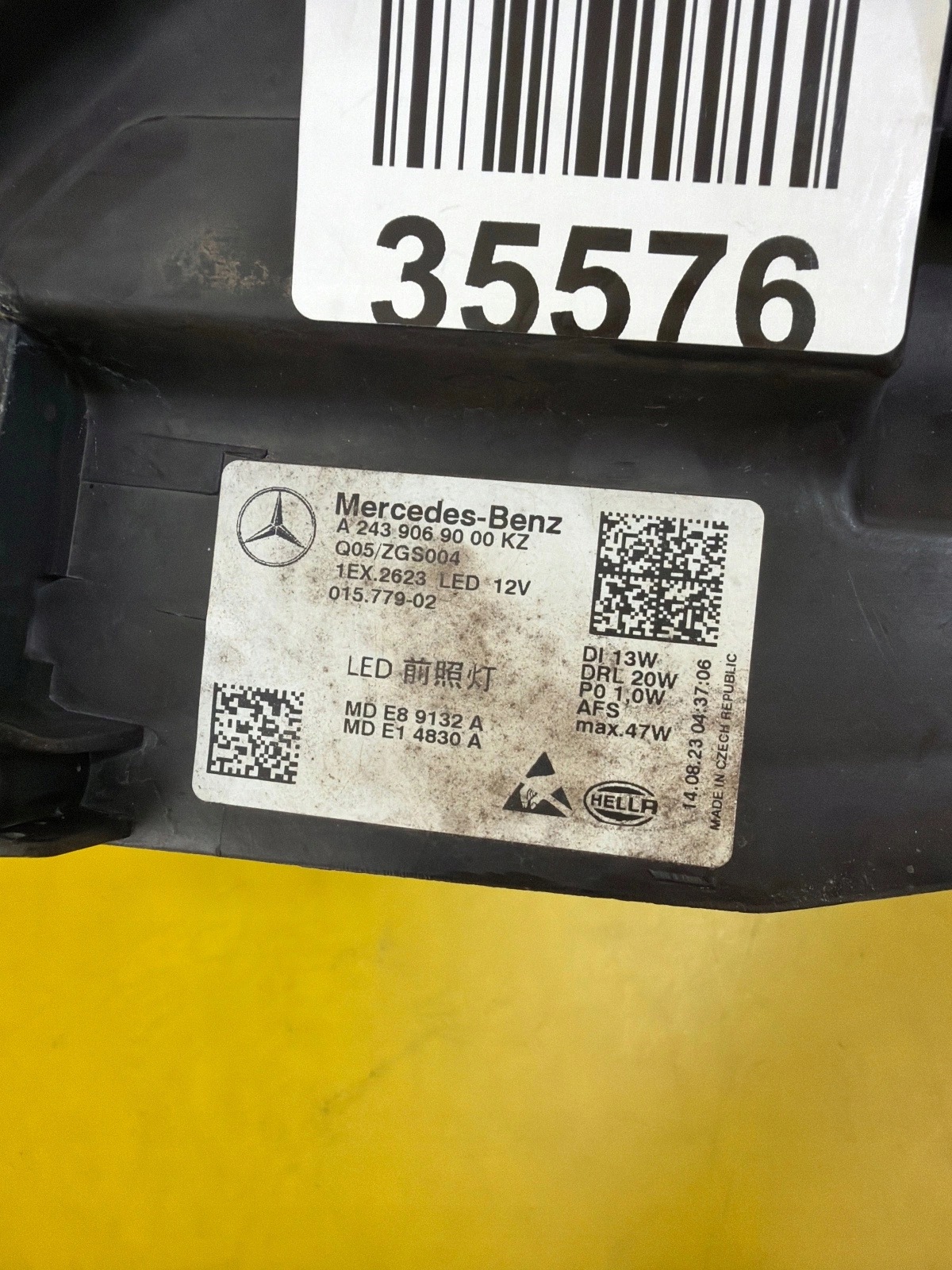 light right Mercedes EQB EQA W243 Full Led A2439069000