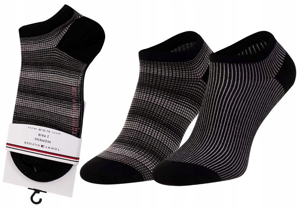 

Tommy Hilfiger Damskie Skarpetki 2P Black R:39-42