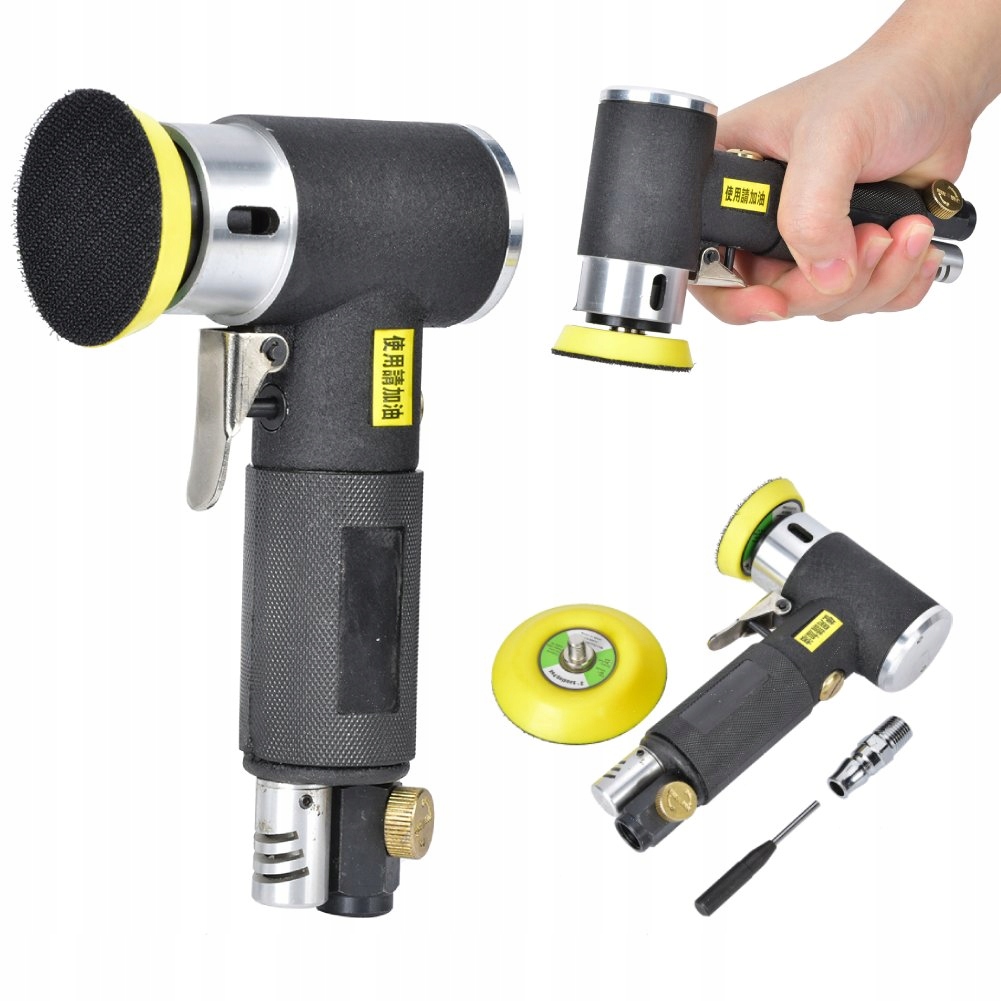 Szlifierka Mimośrodowa Pneumatyczna Polerska Oscylacyjna Polerka