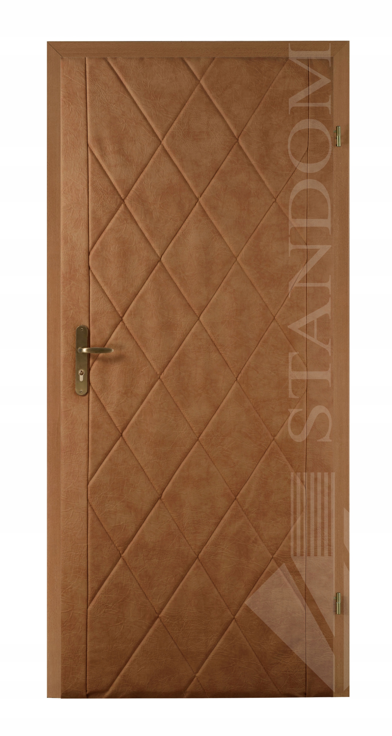 TAPICERKA DRZWIOWA OBICIE 80/90cm ROMBY - POPIEL Marka Standom