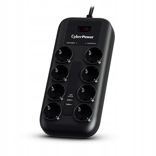 CyberPower P0820SUF0-DE Přepěťová ochrana 8 zásuvek 1.8 m