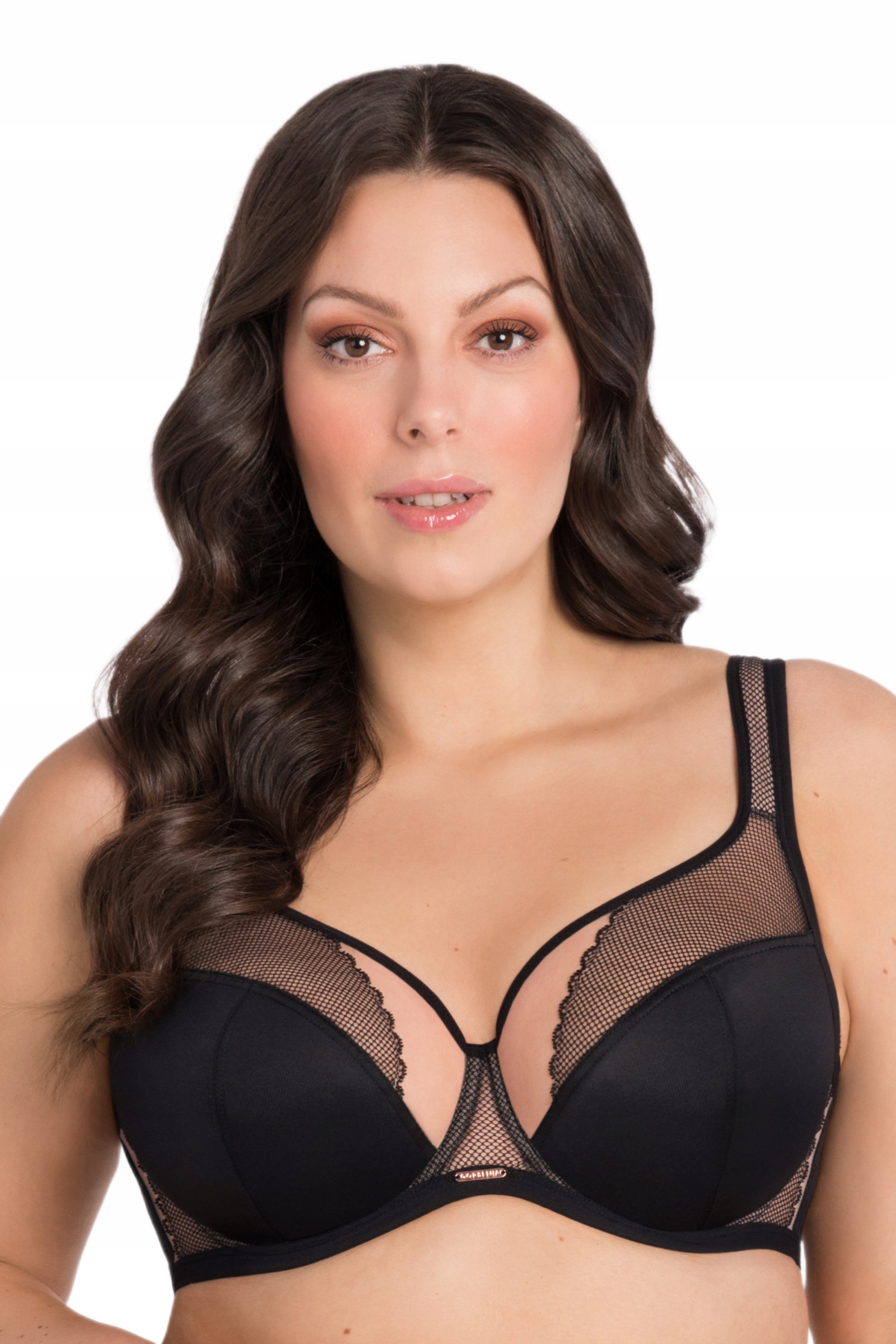 Gorsenia Biustonosz Miękki Luisse K441/1 95G Czarny