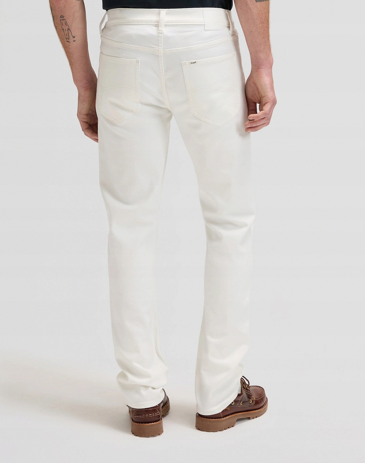 Pánské jednoduché džíny Lee Daren Zip Fly White 112376362 38/32
