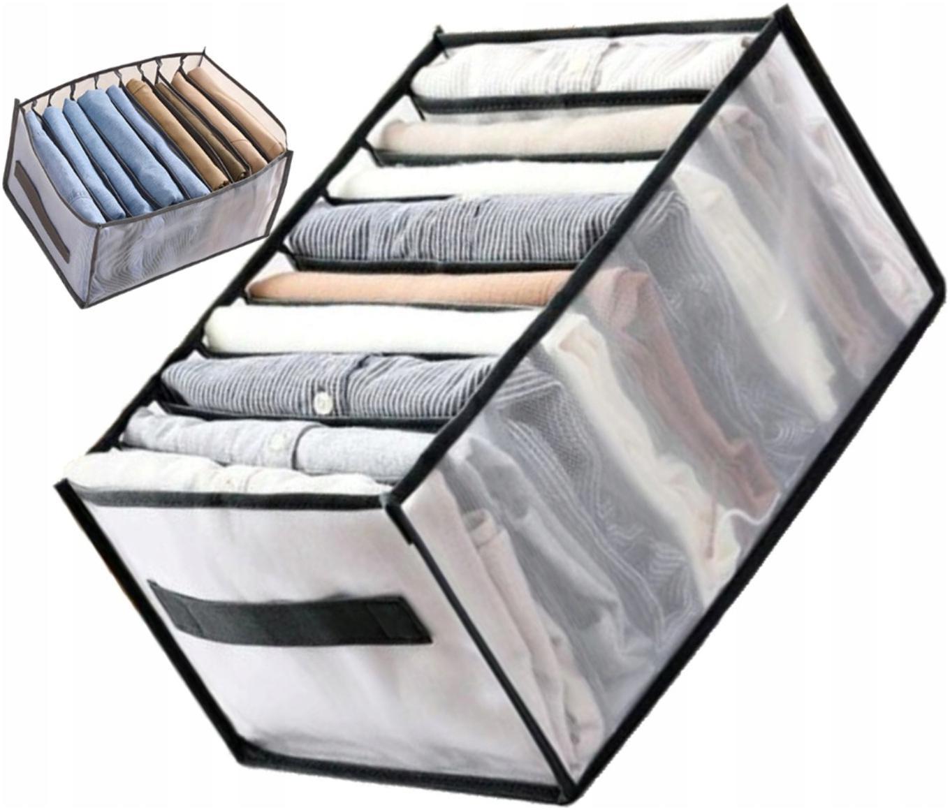 Organizer pudełko do szafy szuflady na bieliznę ubrania ręczniki pokrowiec