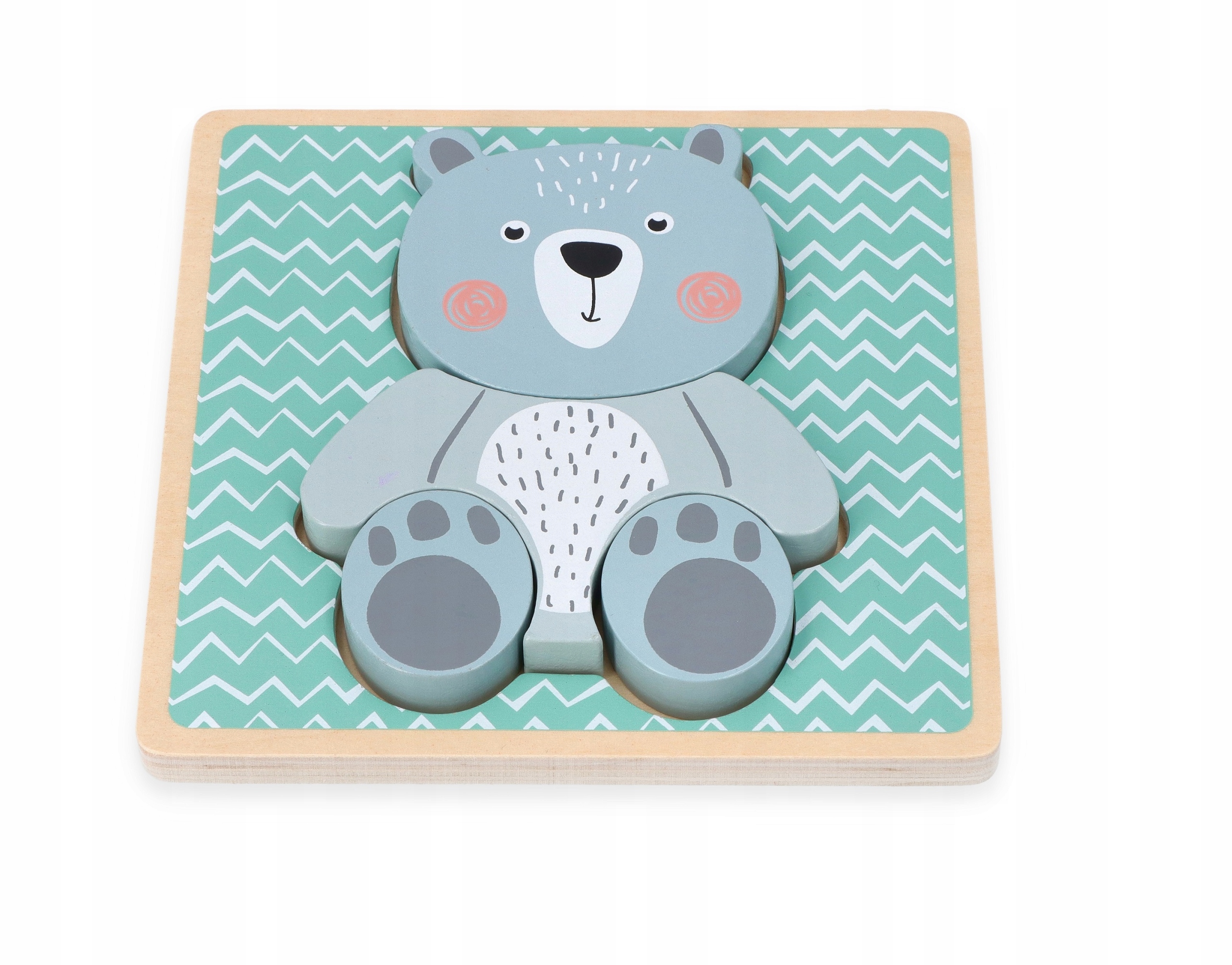 

Miś Układanka Montessori 4el. Puzzle dla maluszka