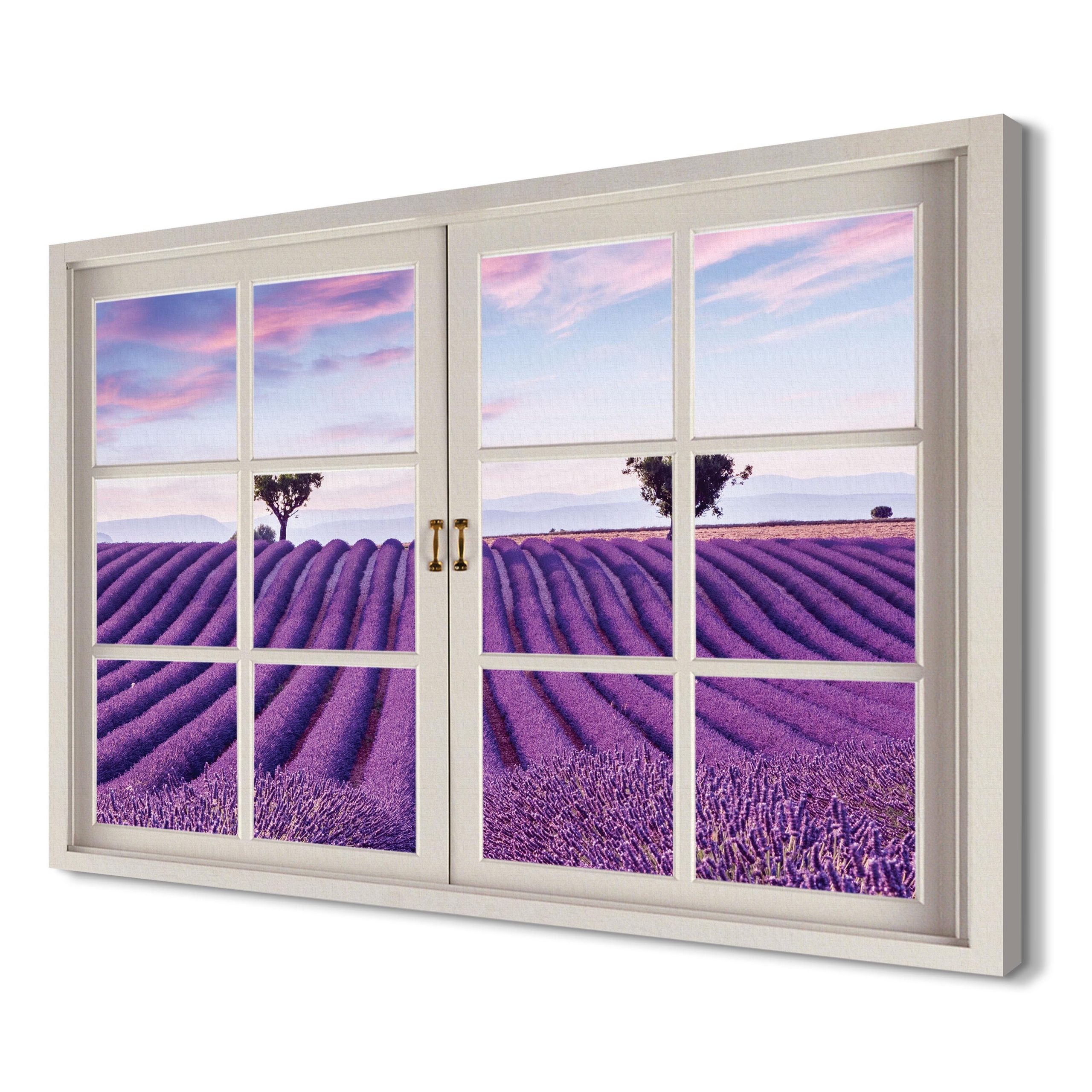 

Pole lawendy do kuchni 120x80 Obraz okno canvas 3d