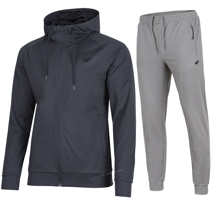4F Męski Dres Sportowy Treningowy Komplet Bluza Spodnie rozm XL