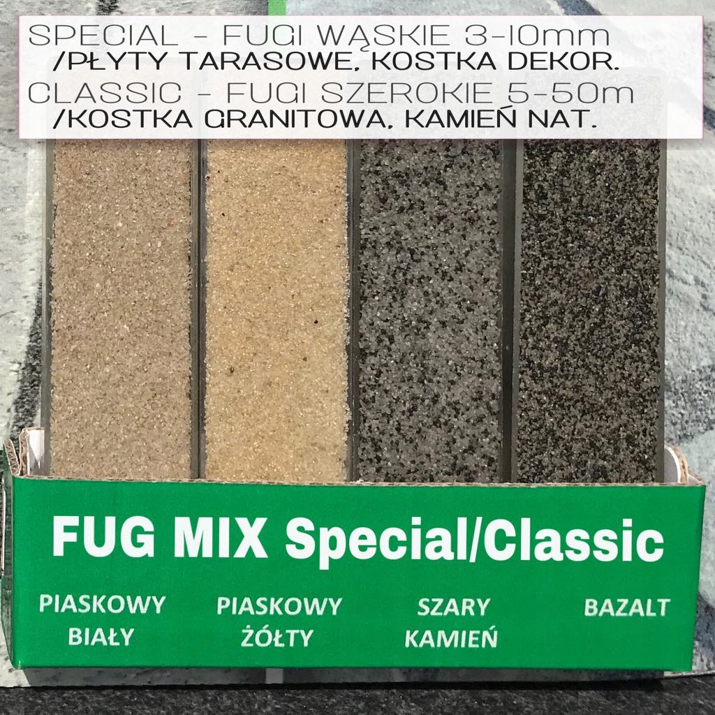 FUGA ŻYWICZNA FUG MIX SPECIAL BAZALT 25KG Marka KAMWER