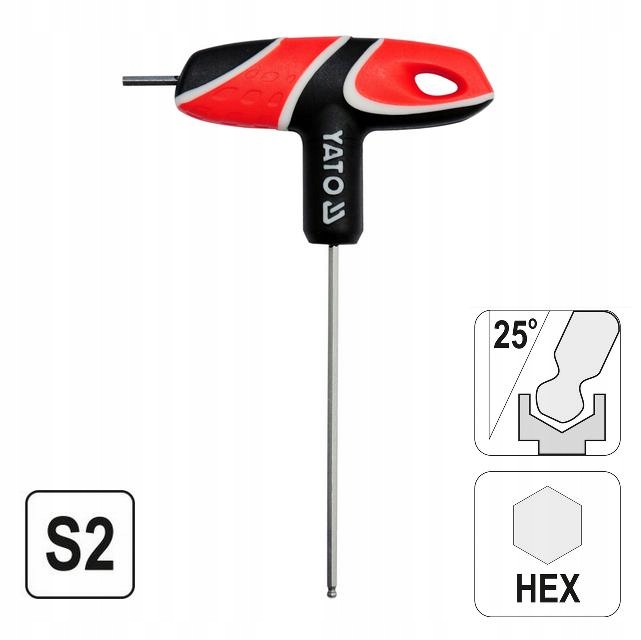 

Yato Klucz Trzpieniowy Imbus Hex Rękojeścią 10,0mm
