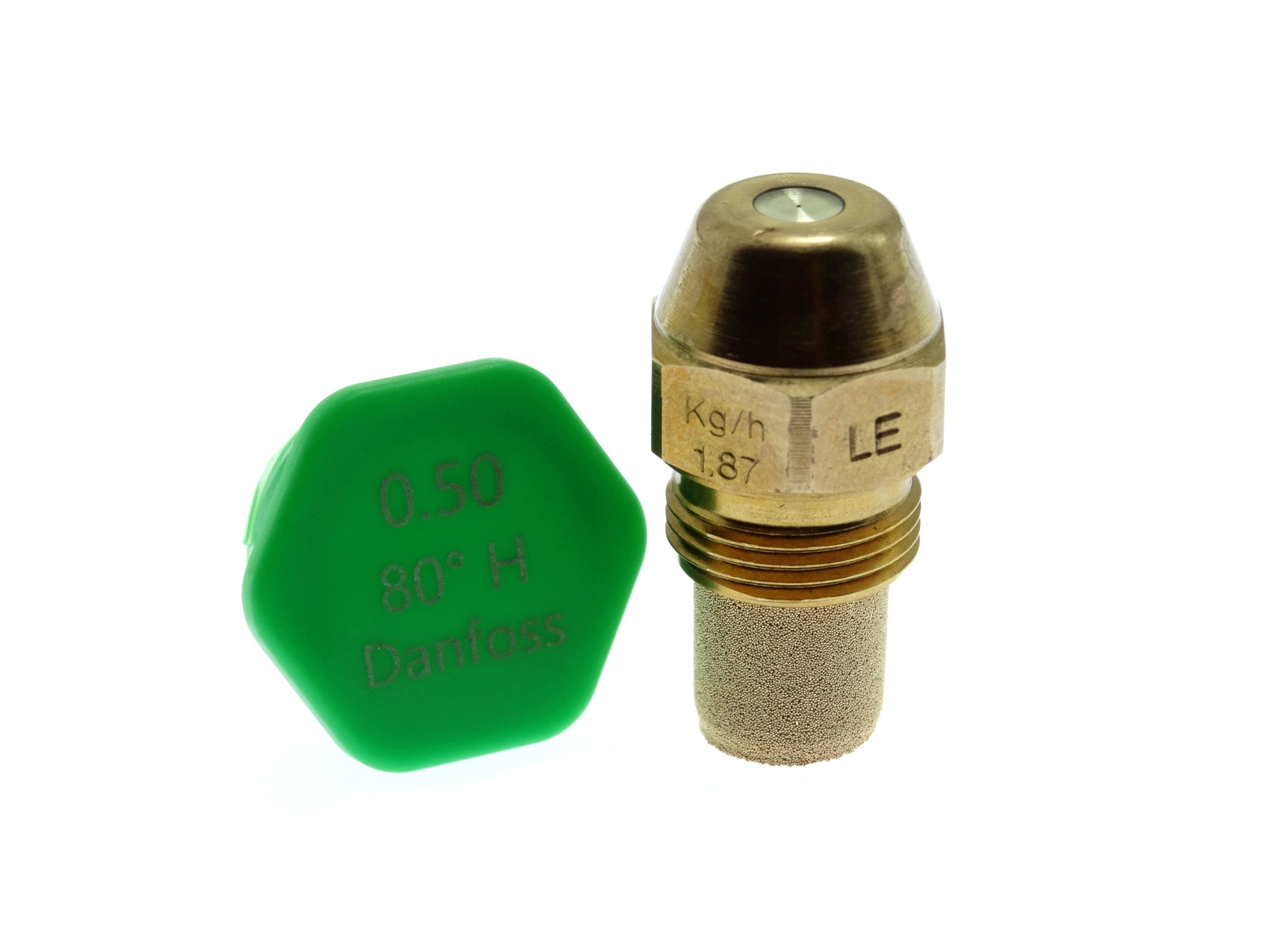 Tryska Danfoss pro olejové hořáky Le Dropstop 0,50 USgal/h 80°H 1,87 Kg/h