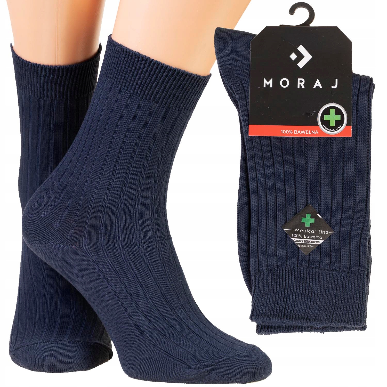 

Moraj skarpety Medical Line 100% bawełna r.42-44