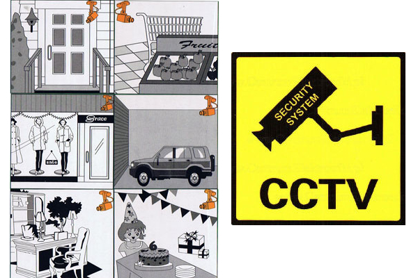 ATRAPA KAMERY MONITORING NOC KAMERA IR + LED ALARM Certyfikat CE