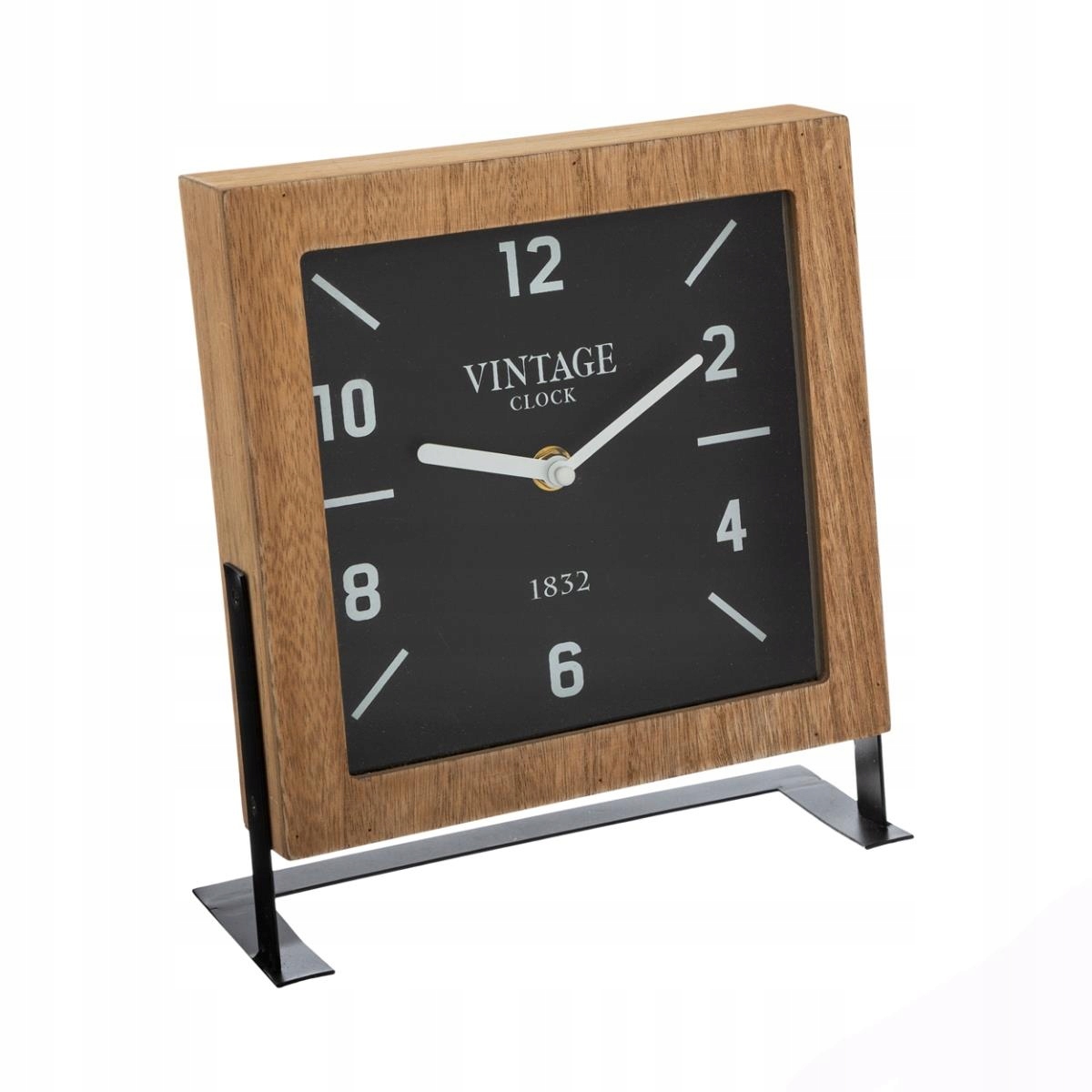 

Zegar stojący na biurko komodę metal Loft retro