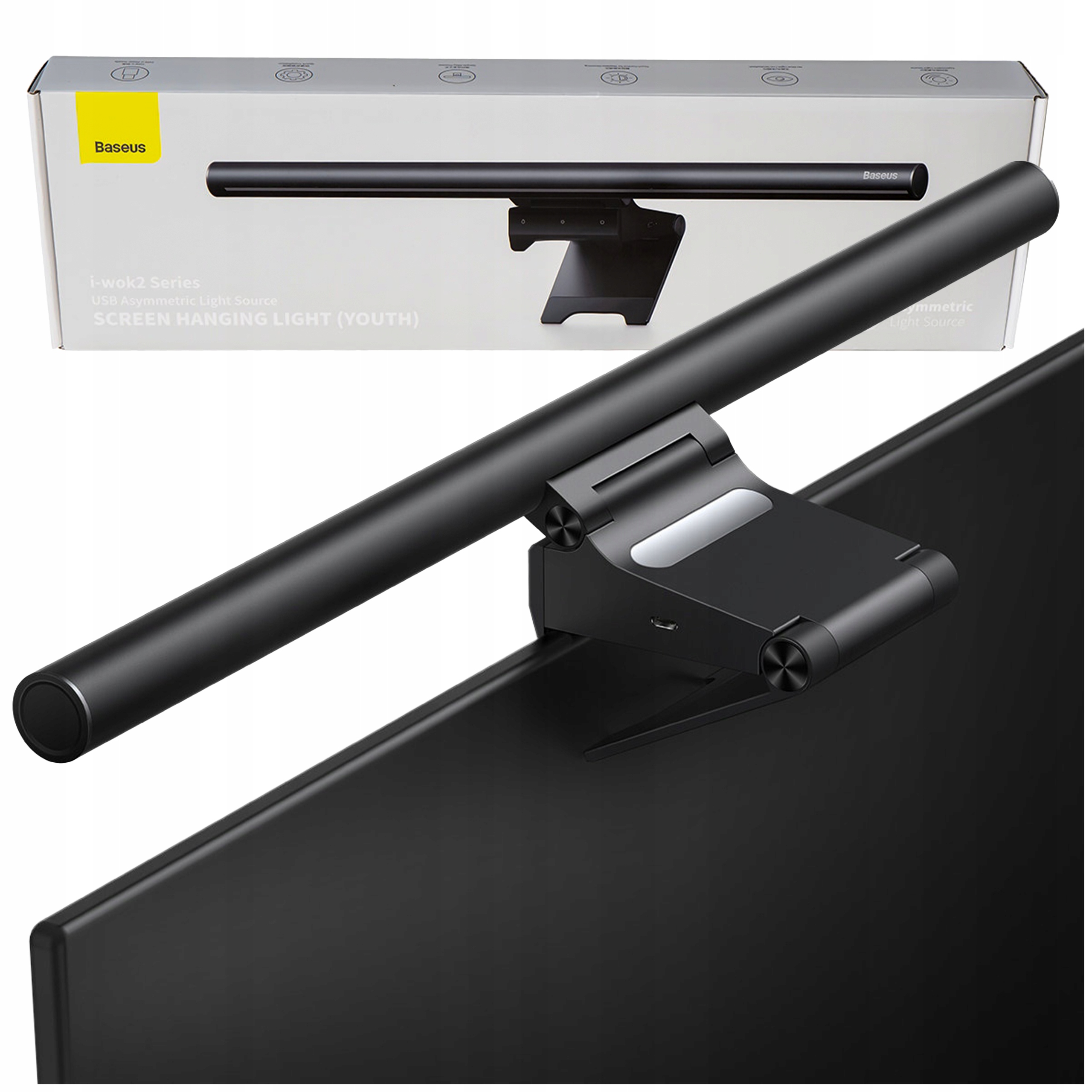 Baseus Lampka Led Nad Monitor Do Ekranu Komputera Regulowana Nocna Na Klips