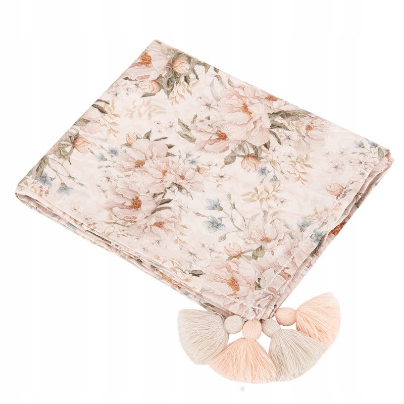

Samiboo Otulacz bambusowy 75x100 M Peonie Cream