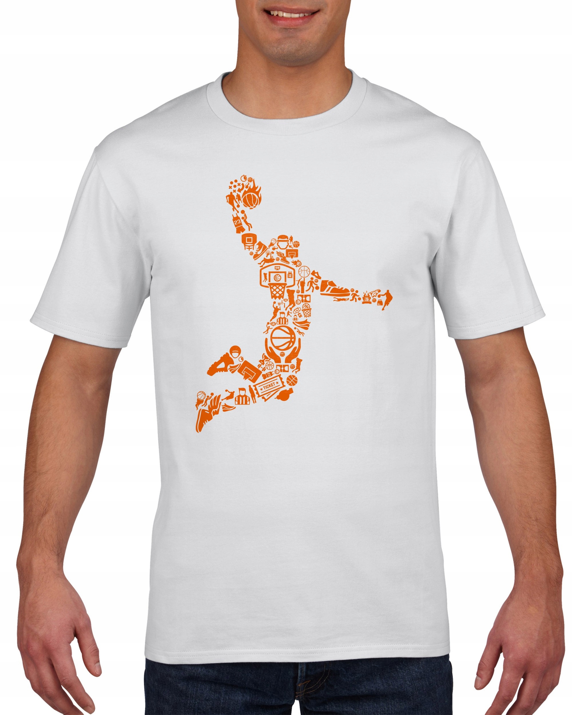 

Koszulka męska Basketball Koszykowka Wsad XL