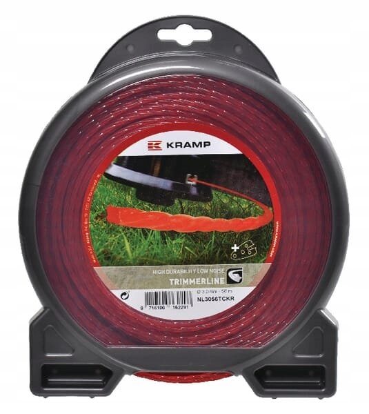 

Żyłka tnąca Fi 2.4 mm 15 m skręcona cicha czerwona