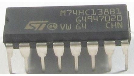 74AHC138, dekoder 1 z 8, demultiplexer DIL16 /M74HC138,74138/