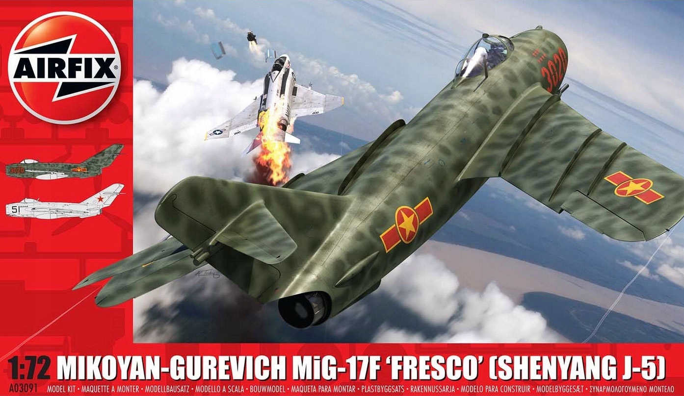 Airfix 03091 1/72 Mikoyan MiG-17F 'Fresco' (Shenyang J-5)