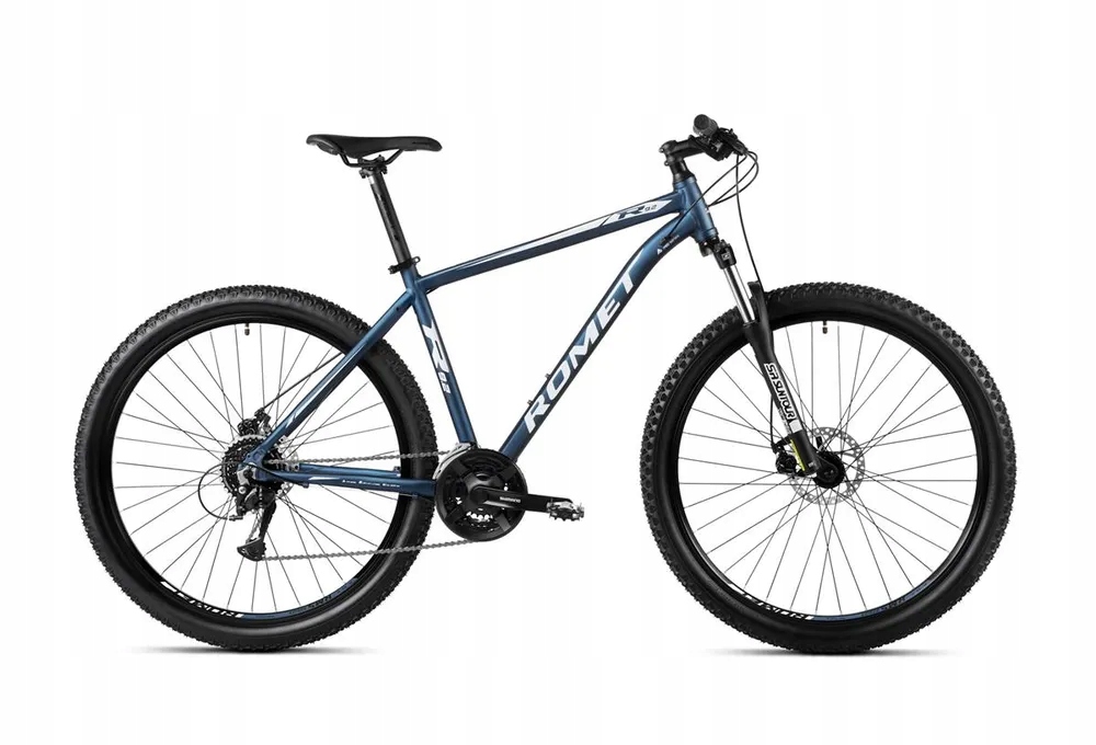 Rower górski MTB Romet RAMBLER R9.2 19L - niebiesko-biały