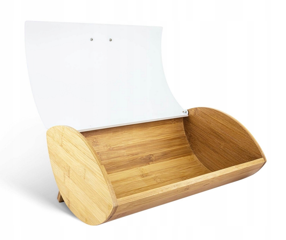 NOWOCZESNY CHLEBAK BAMBUSOWY POJEMNIK POKRYWA STALOWA EDENBERG EB 123 Kod producenta EB123