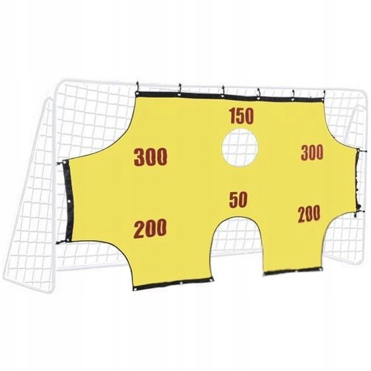 Bramka z Siatką i Panelem do Celowania 290 cm