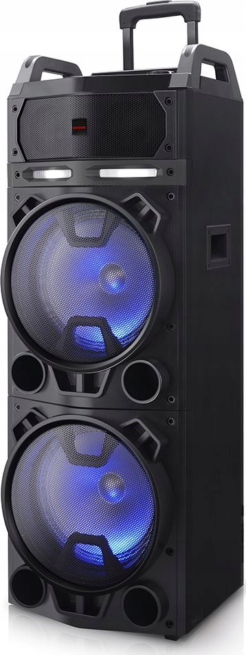 Aiwa KBTUS-900  90W Bluetooth Radio FM Mikrofon Karaoke Czarny