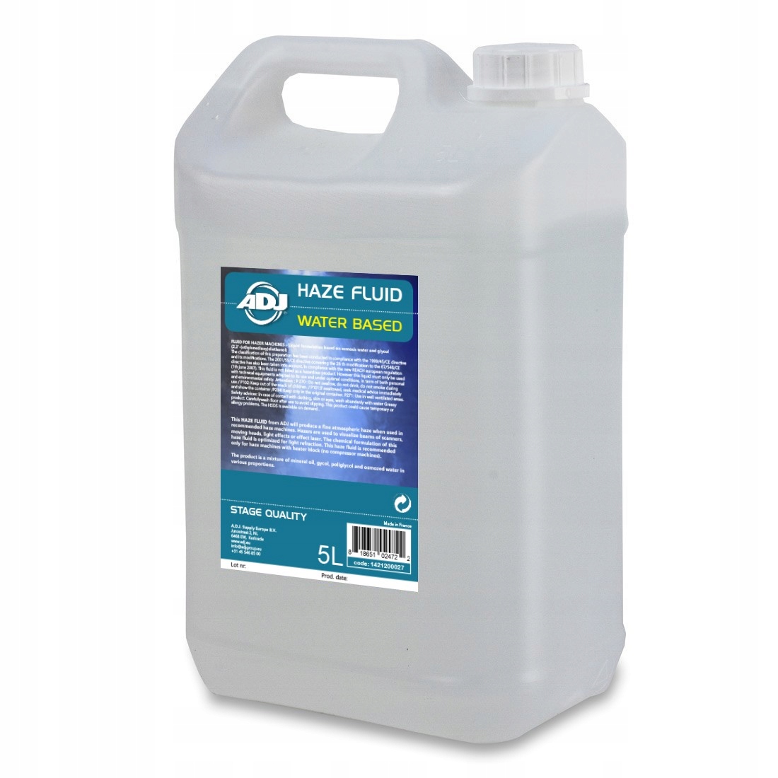 

Płyn do Mgły Hazer Fazer Adj 5l Water Based