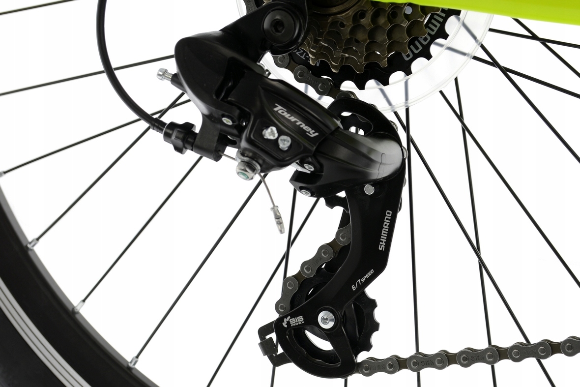 Rower Kands MTB 26 Monster 14,5 seledynowy r22 Amortyzacja przód