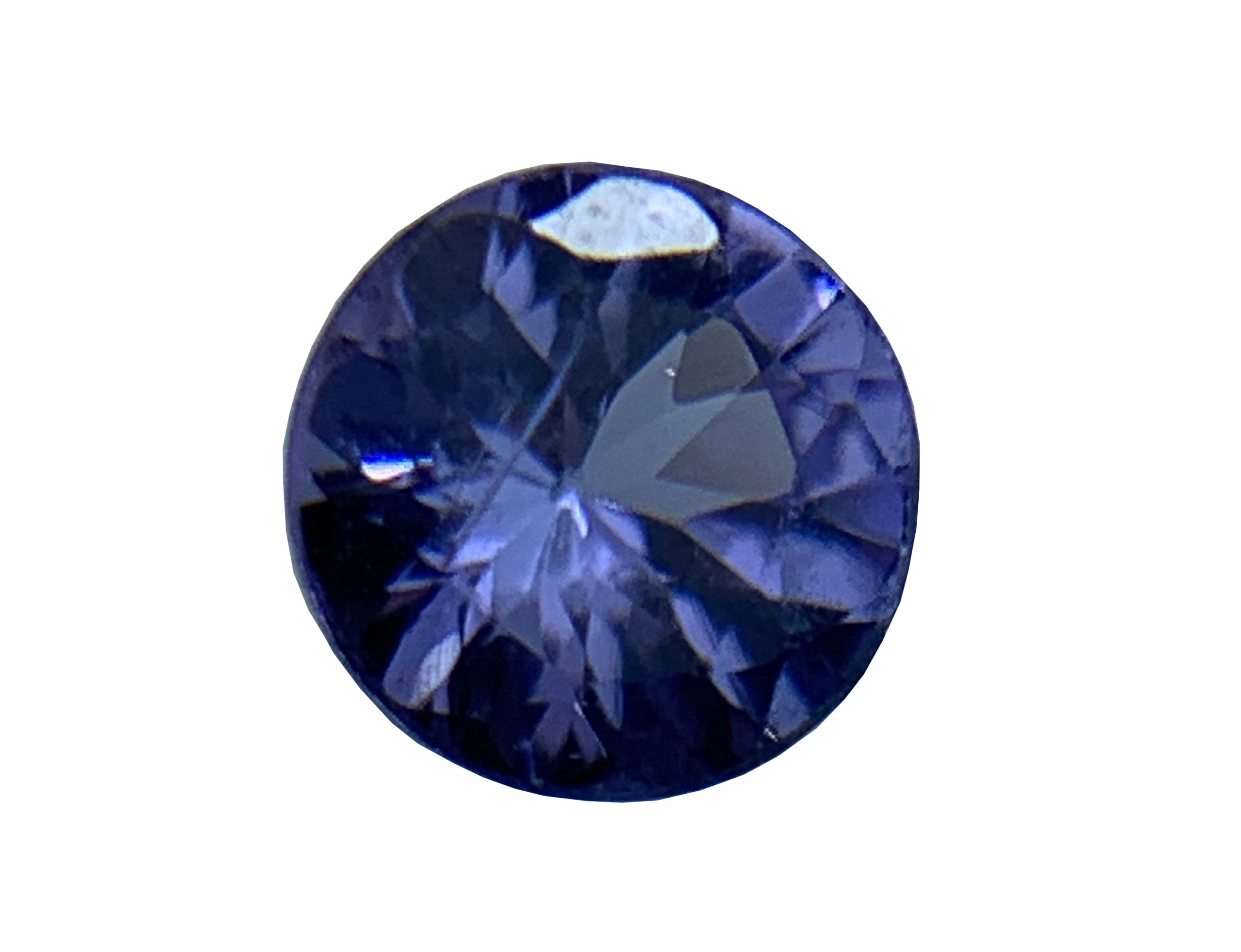 Tanzanit Kulatý Přírodní 4,5 mm