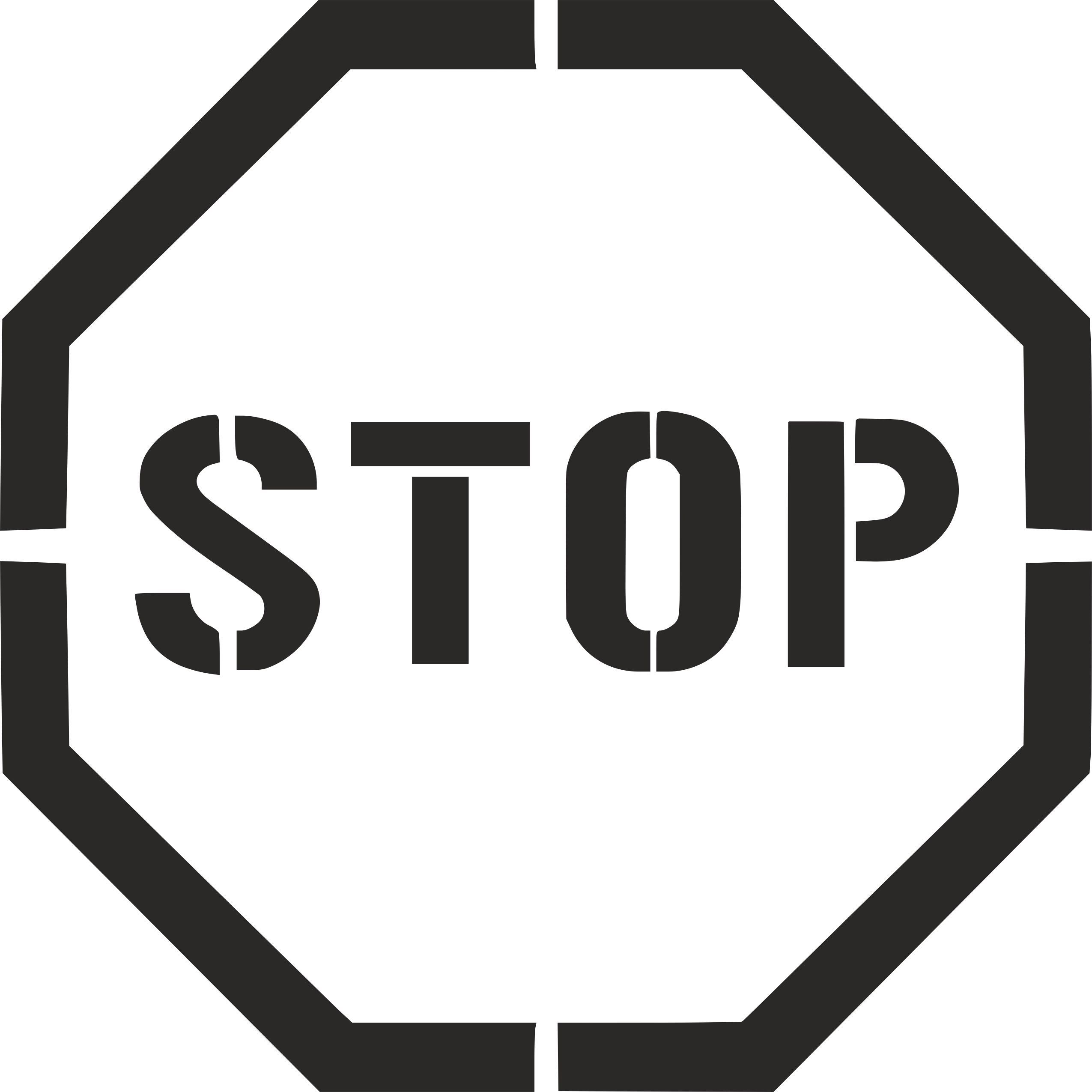 Szablon Malarski bhp znaku Stop B20 90cm