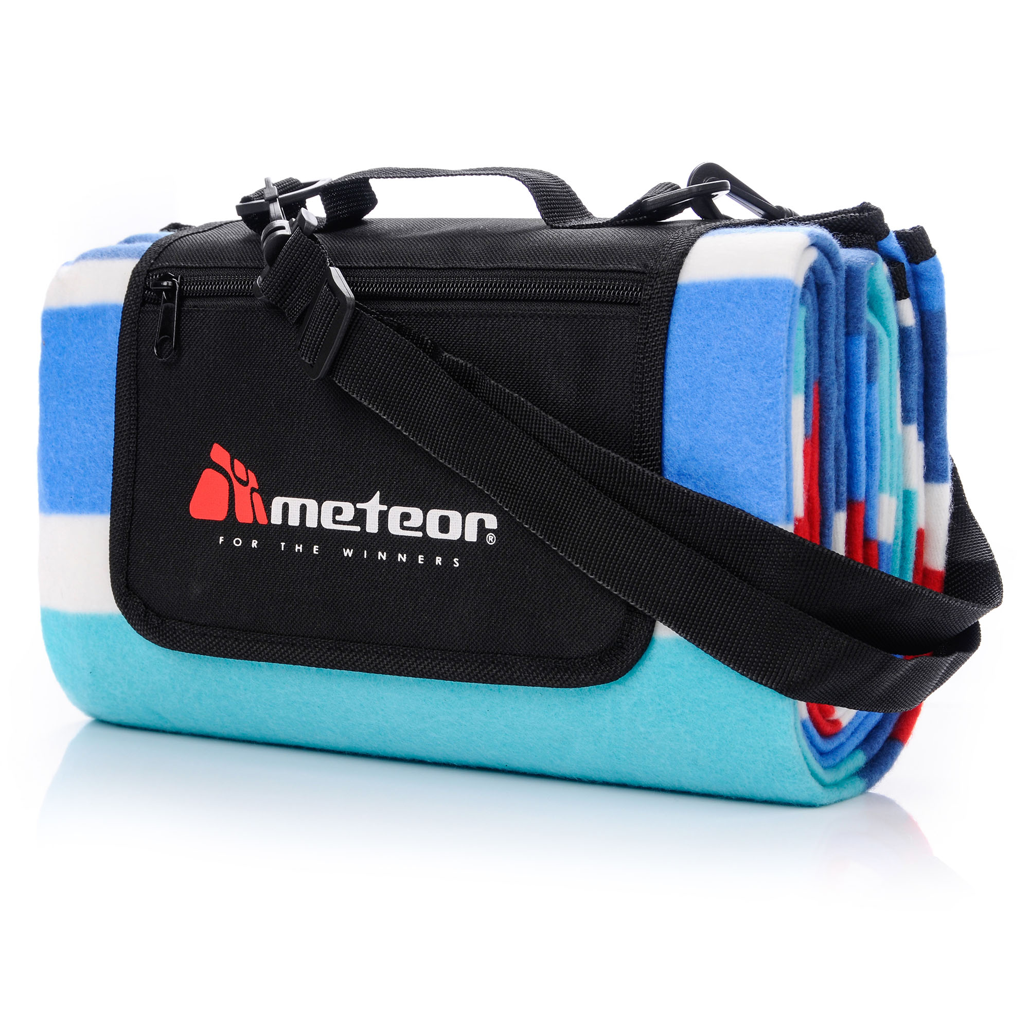 Koc piknikowy plażowy mata z izolacją 135x120 cm