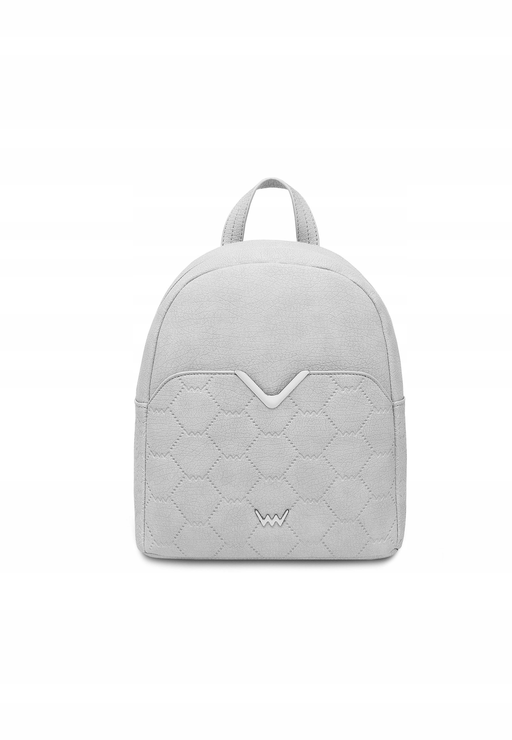 Městský batůžek Vuch Arlen Fossy šedý 7 l zip koženkový