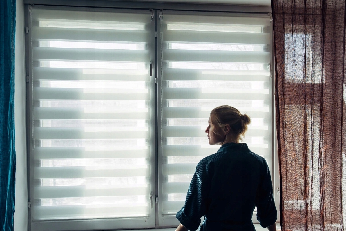 Roleta Rolety Dzień Noc wewnętrzna z prowadnicami na wymiar 64x150 cm Długość (cm) 150