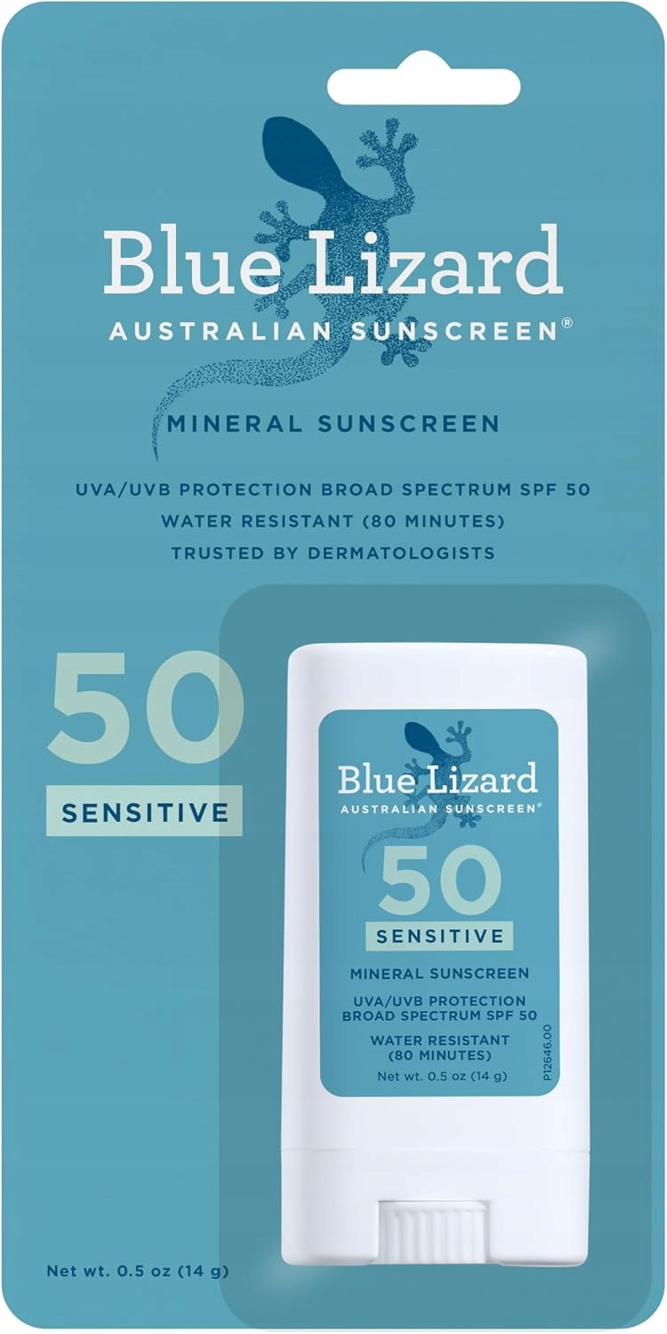 Blue Lizard Spf 50 minerální tyčinka na ochranu obličeje 14 g