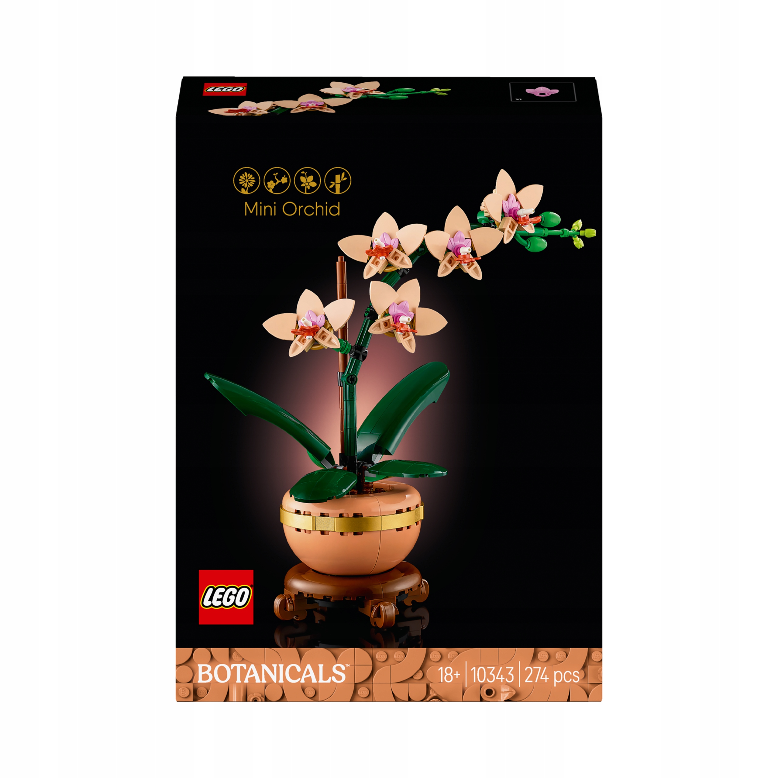 LEGO Botanicals маленькая орхидея 10343