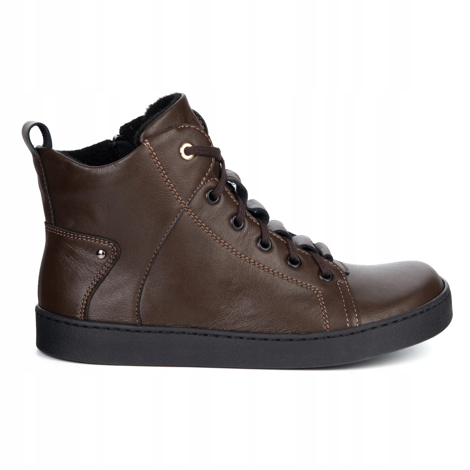 Dámské barefoot minimalistické zateplené boty Riley hnědé 41