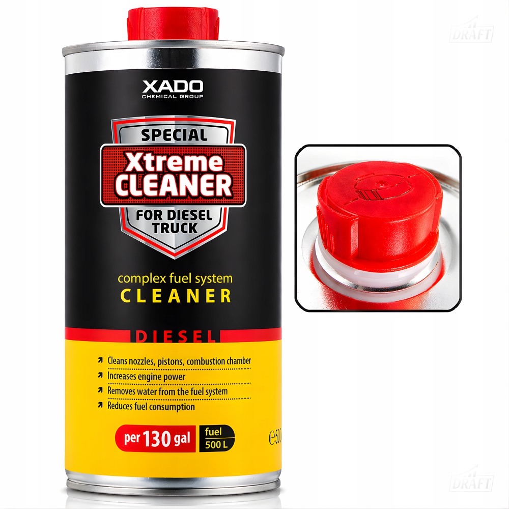 Xado Xtreme Cleaner Diesel czyszczenie wtrysków ciężarówka, traktor, kuter