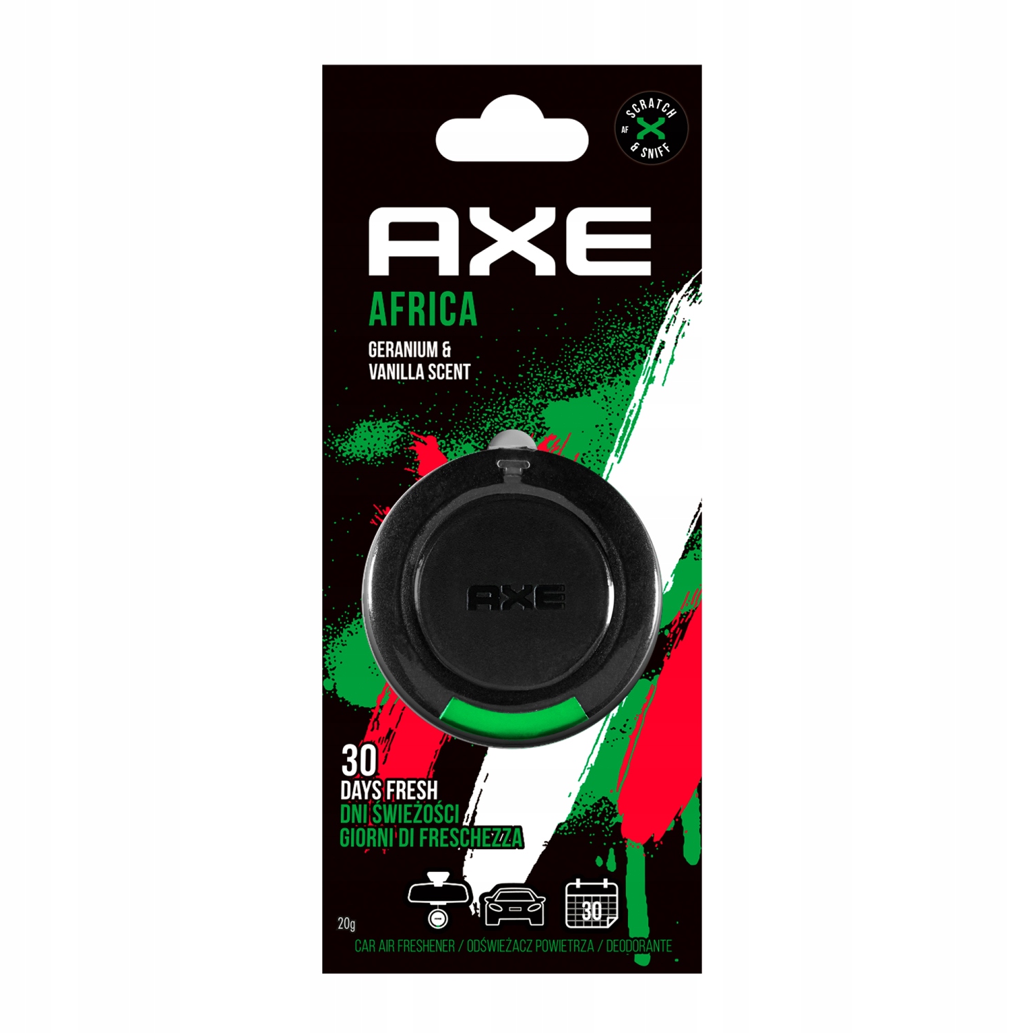 Zapach Samochodowy Do Nawiewu Axe Vent Air Freshener Africa