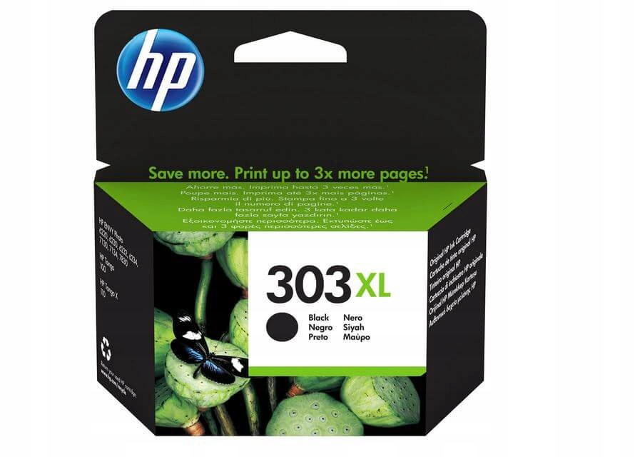 Inkoust Hp 303XL T6N04AE 12 ml černý Originál 7220e 7221e 7224e 7920e