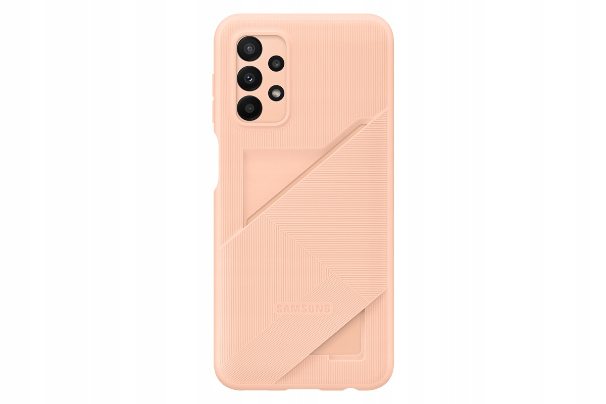 Samsung Etui Card Slot Cover Awesome Peach do Galaxy A23 5G Brzoskwiniowy