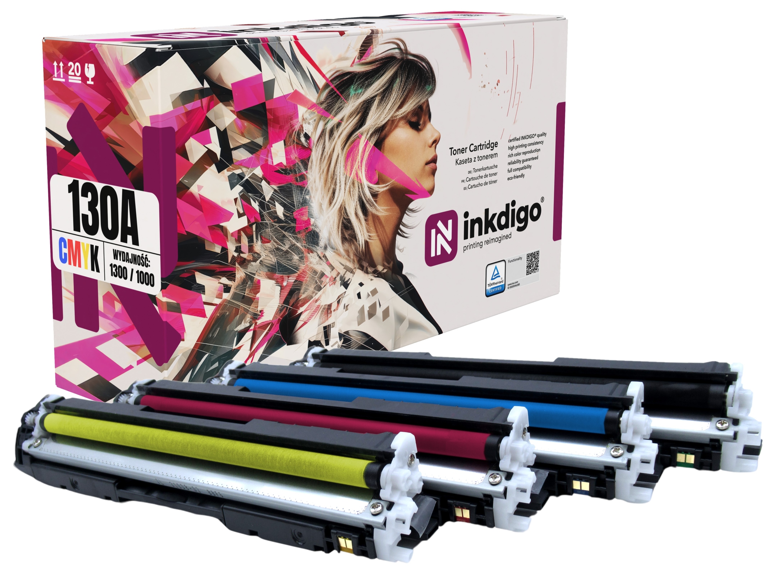 4x Toner pro Hp 130A Laserjet Pro Mfp M176n M177fw