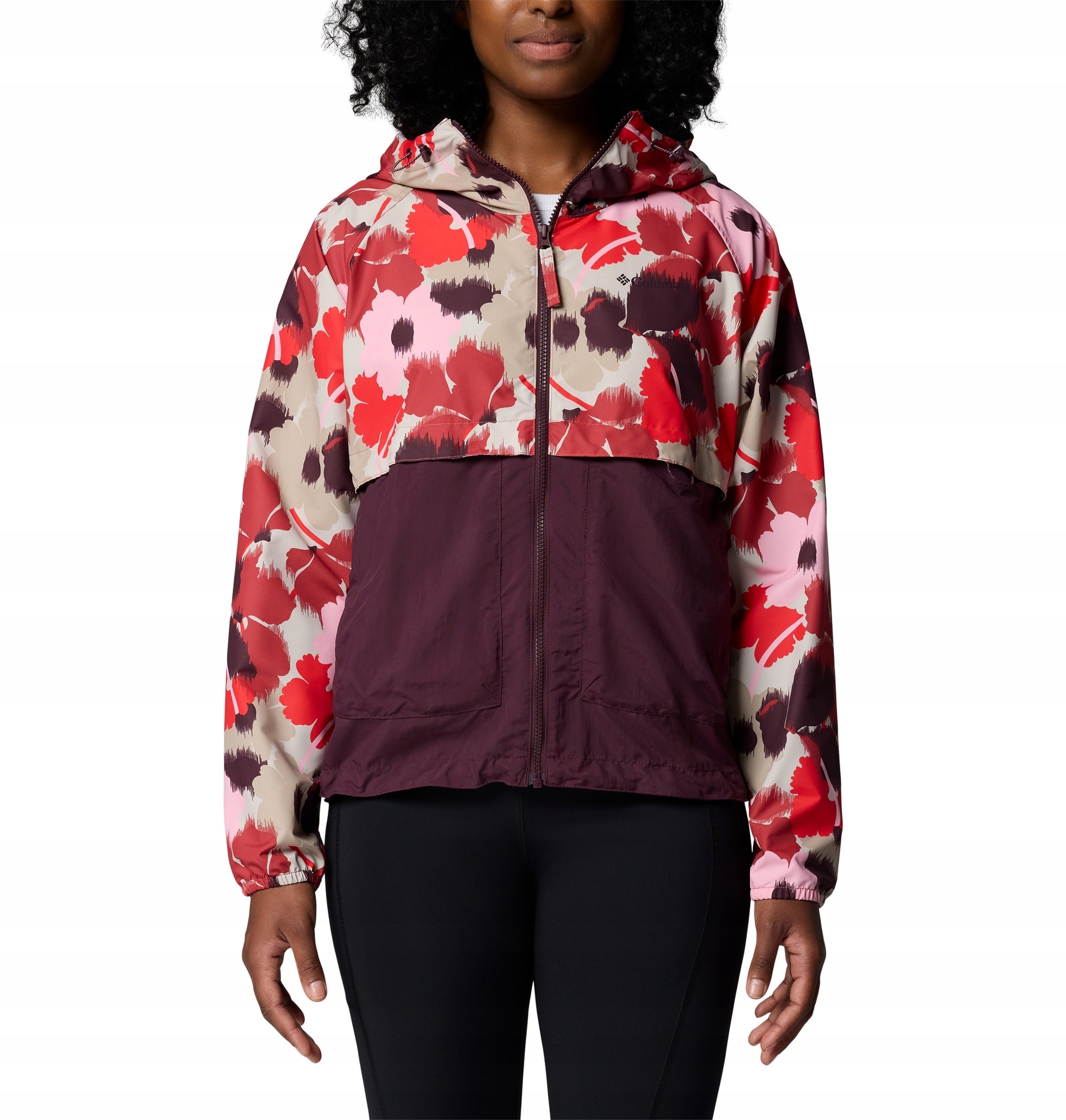 Dámská bunda Columbia Spire Valley Printed vícebarevná 2116491643 r S