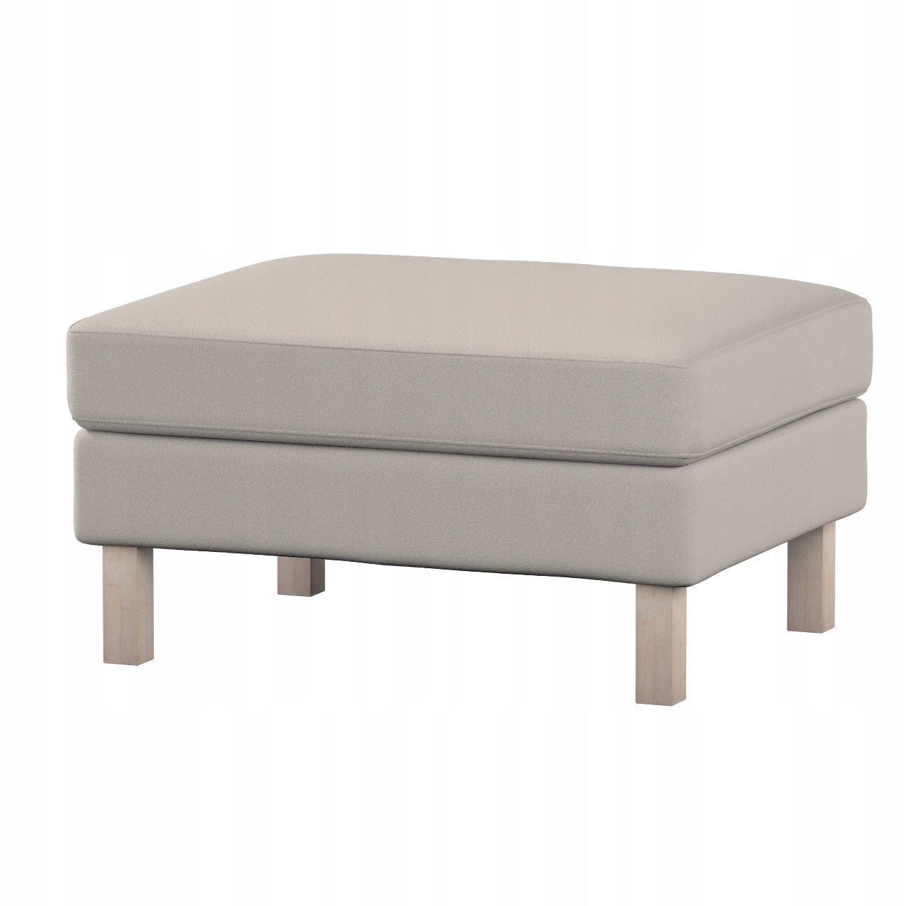Povlak na podnožku Karlstad Ikea světle béžová bukla